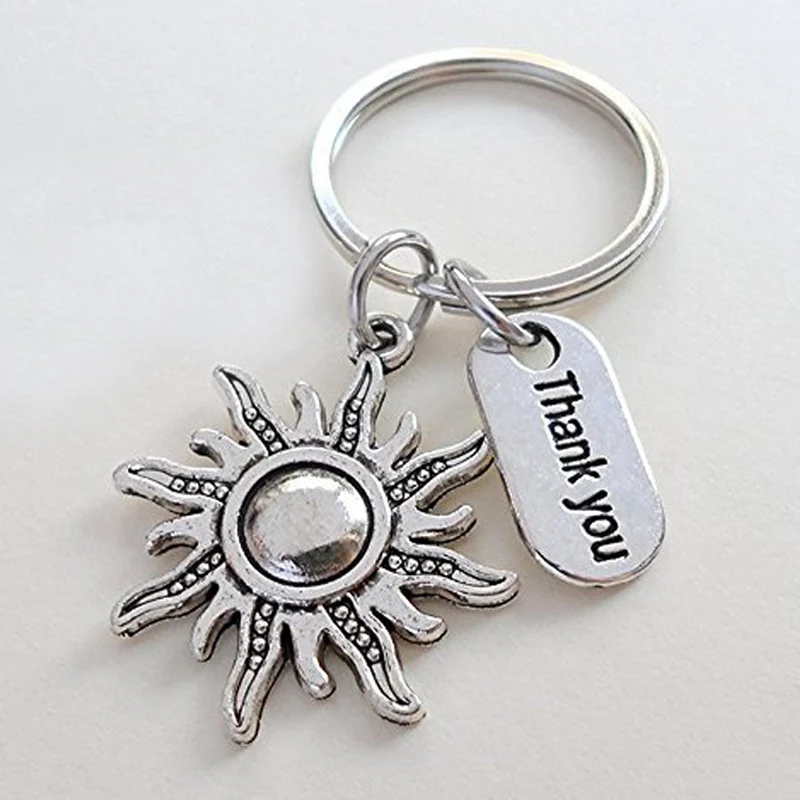 Модный брелок с надписью Sun And Thank You автомобильный для ключей на День учителя