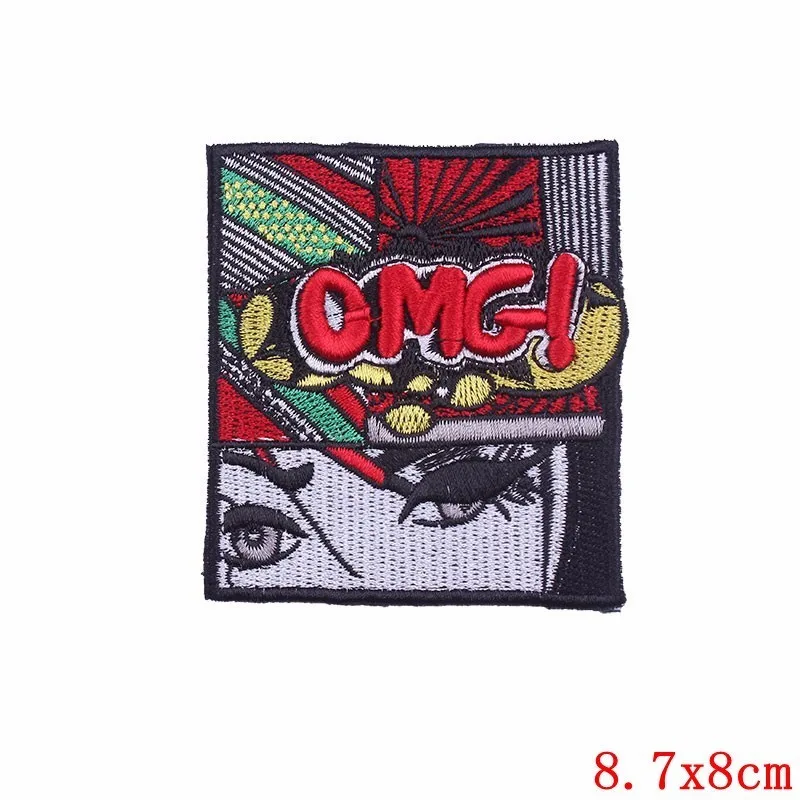 Красивые крутые вышитые нашивки Pulaqi в стиле панк для одежды нашивка с надписью