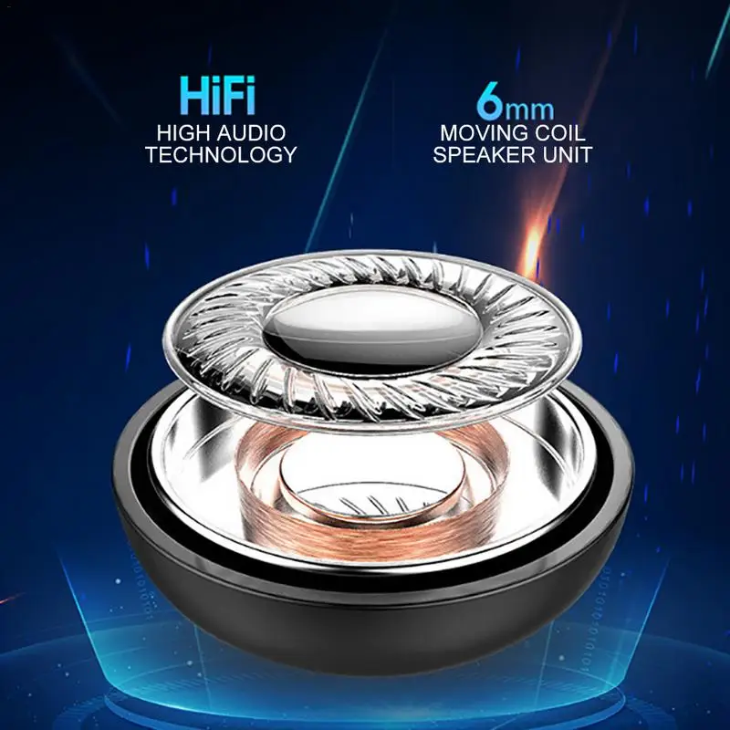 Беспроводной водонепроницаемые bluetooth-наушники наушники-вкладыши TWS с