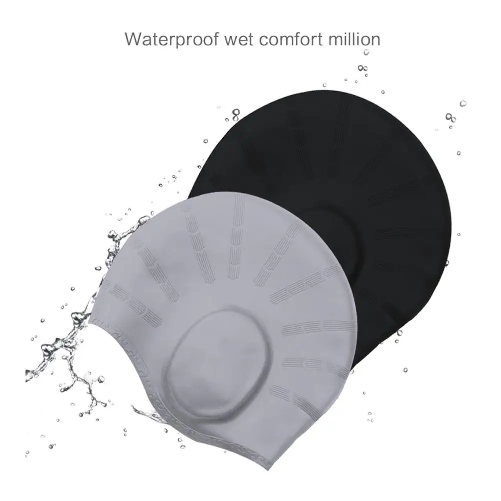 Mounchain унисекс силикагель защита для ушей шапочка плавания ABS бархат