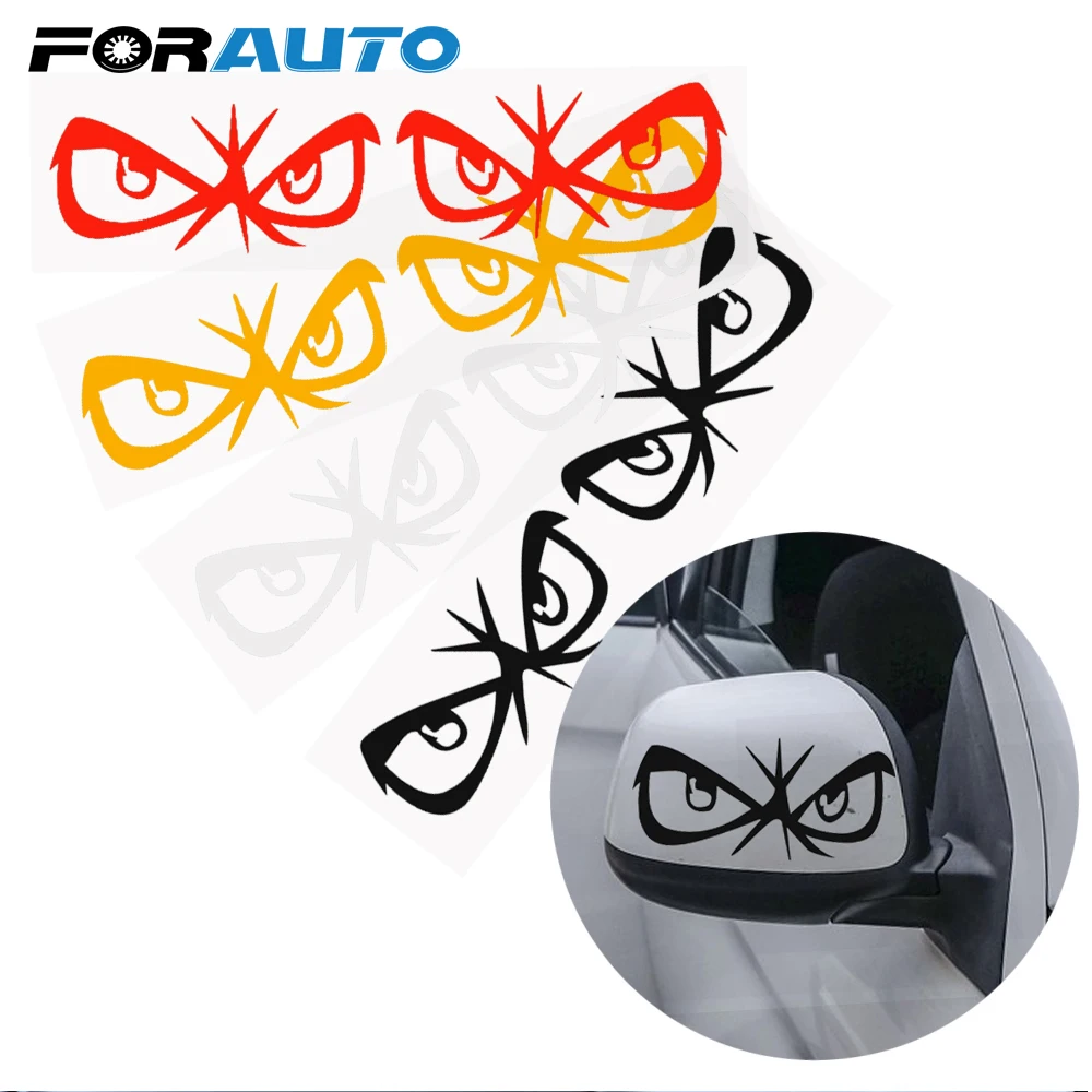 FORAUTO Автомобильная наклейка с зеркалом заднего вида рисунком глаз для автомобиля