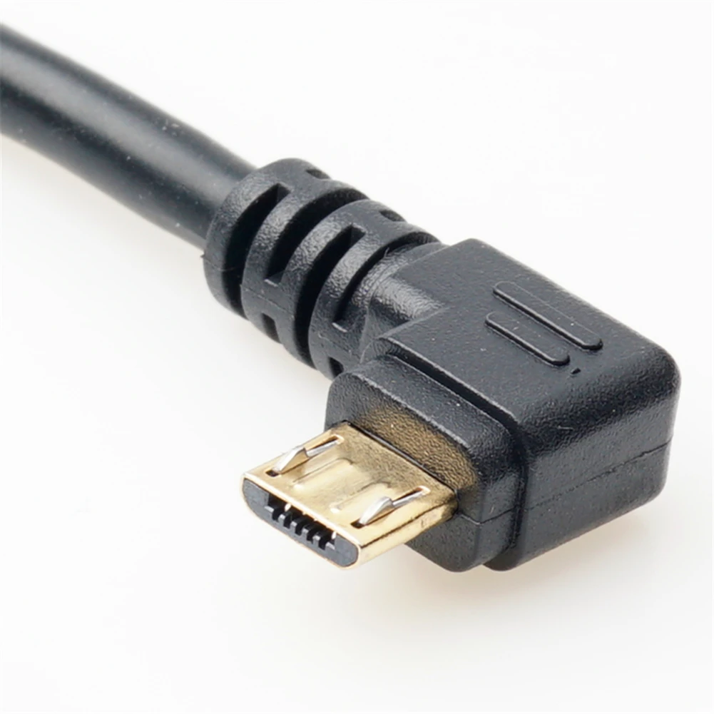 Высококачественный 15 см короткий 90 градусов левый угол USB тип A штекер на Micro