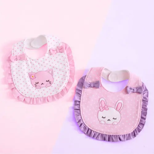 Хлопковый слюнявчик для новорожденных мальчиков и девочек Детский мягкий