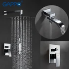GAPPO смеситель для душа Ванная комната тропический душ смеситель для душа s скрытый тропический смеситель для ванны смесители для ванны Душевая система