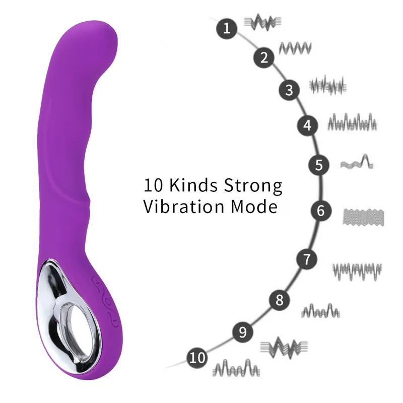 10 скоростной фаллоимитатор для точки G вибратор кролик женщин двойная вибрация