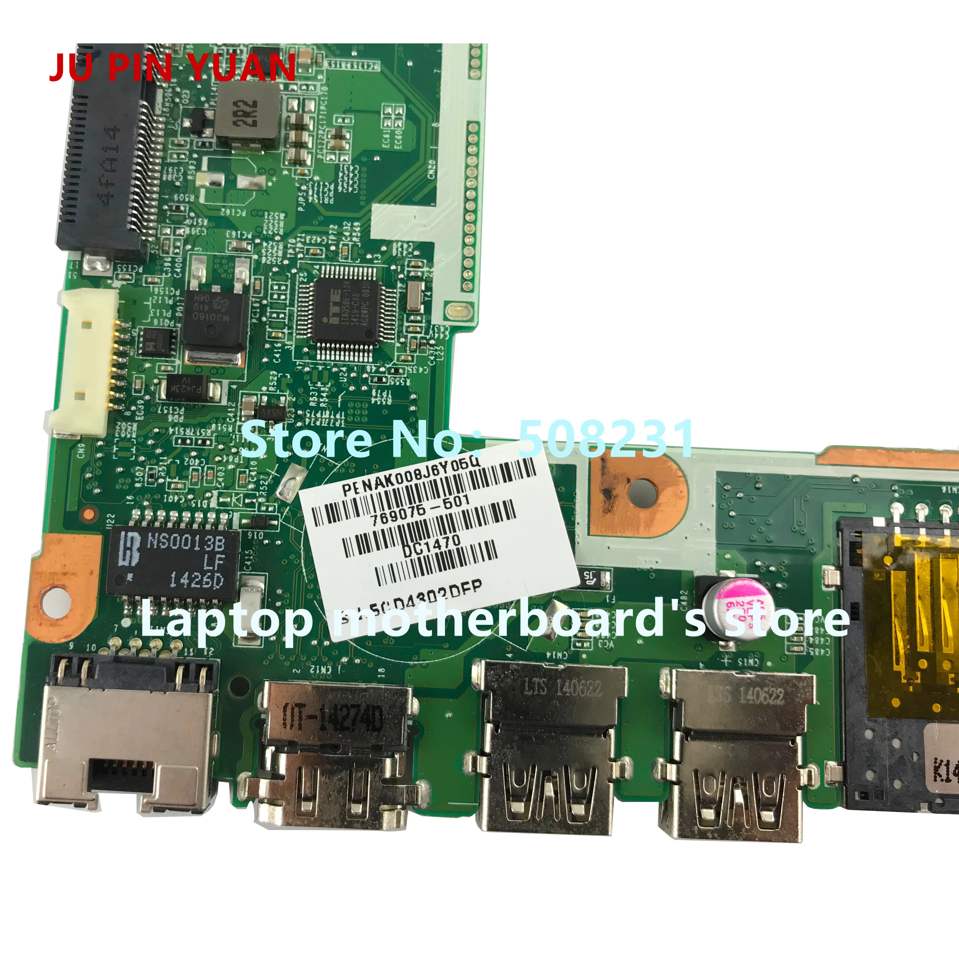 Материнская плата JU PIN YUAN 769075 501 DA0Y72MB6C0 Y72 для ноутбука HP Pavilion 13 A X360 13Z A|Материнские