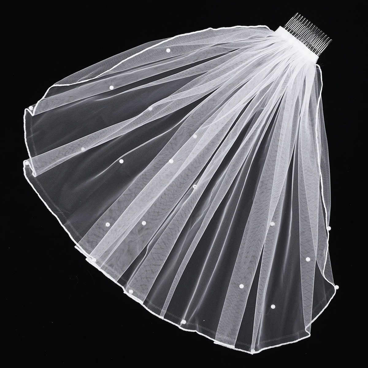 1 шт. свадебная вуаль Часовня Соборная белая Элегантная короткая перламутровая