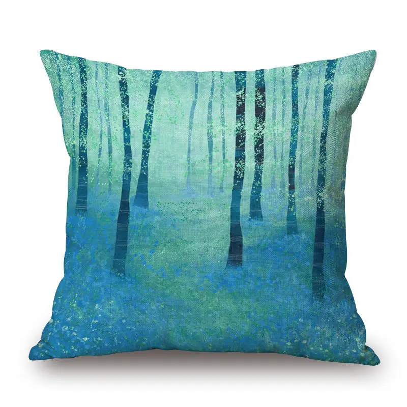 18 &quotДомашняя хлопковая льняная мягкая задняя подушка наволочка чехол подарки