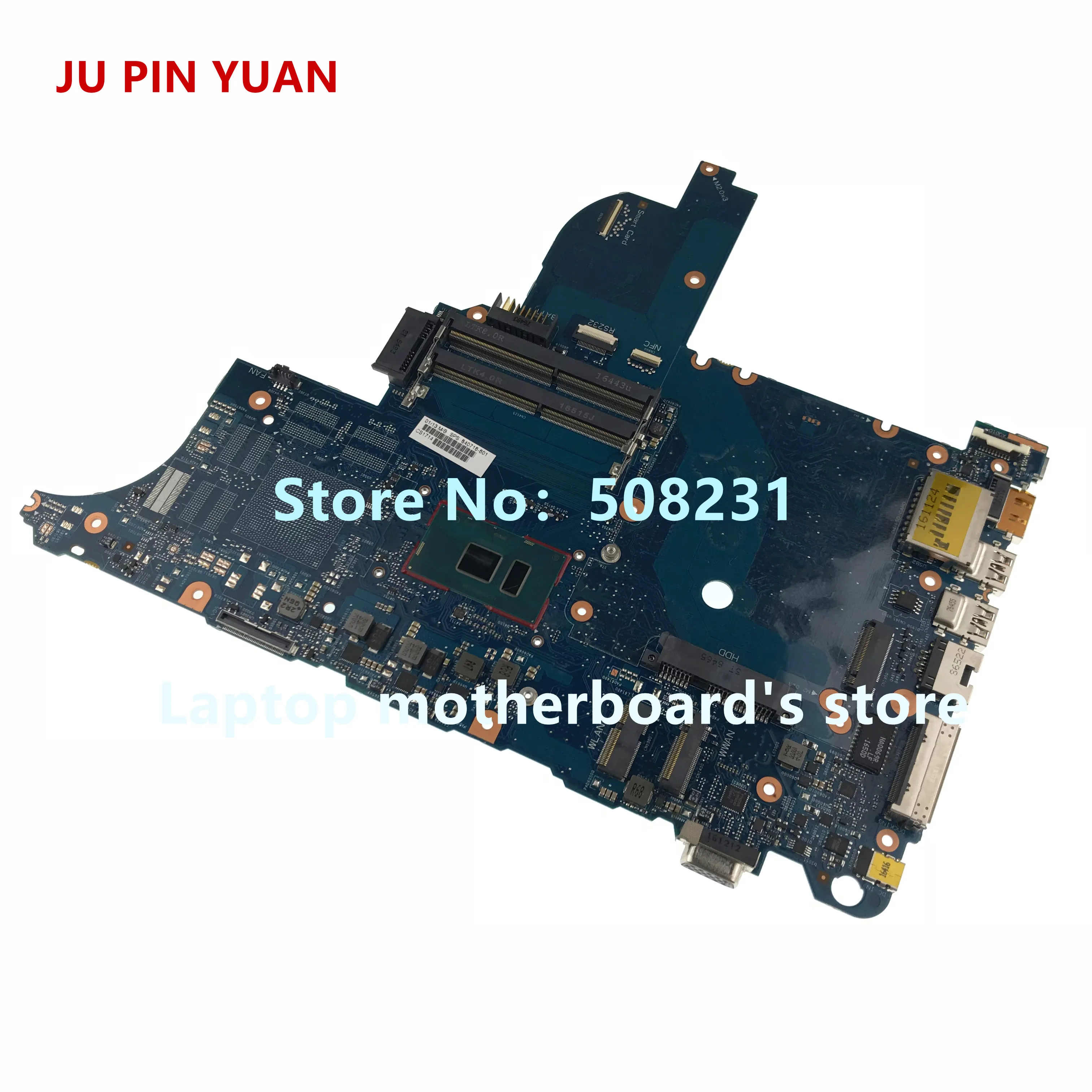 JU PIN YUAN для HP ProBook 640 650 G2 Материнская плата ноутбука 840716 601 001 аккумулятор большой