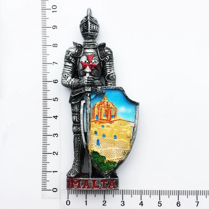 Мальтийский Железный Воин магниты на холодильник знаменитый пейзаж наклейки