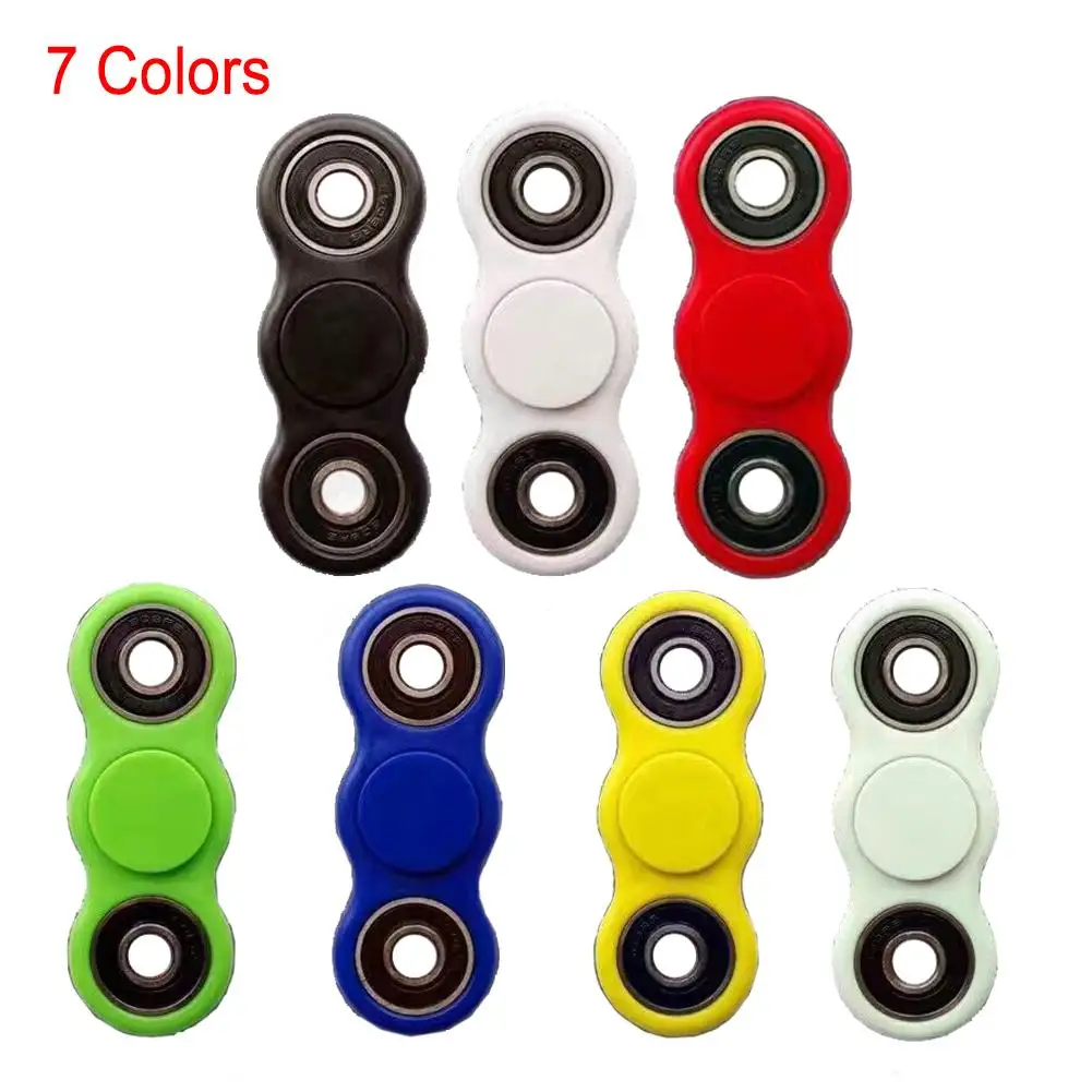 7 Colors EDC Plastic Fidget Spinner Reduce Stress Puzzle Hand Rotation Time Long Finger Spiner to Kids Adults Toys Gifts | Игрушки и