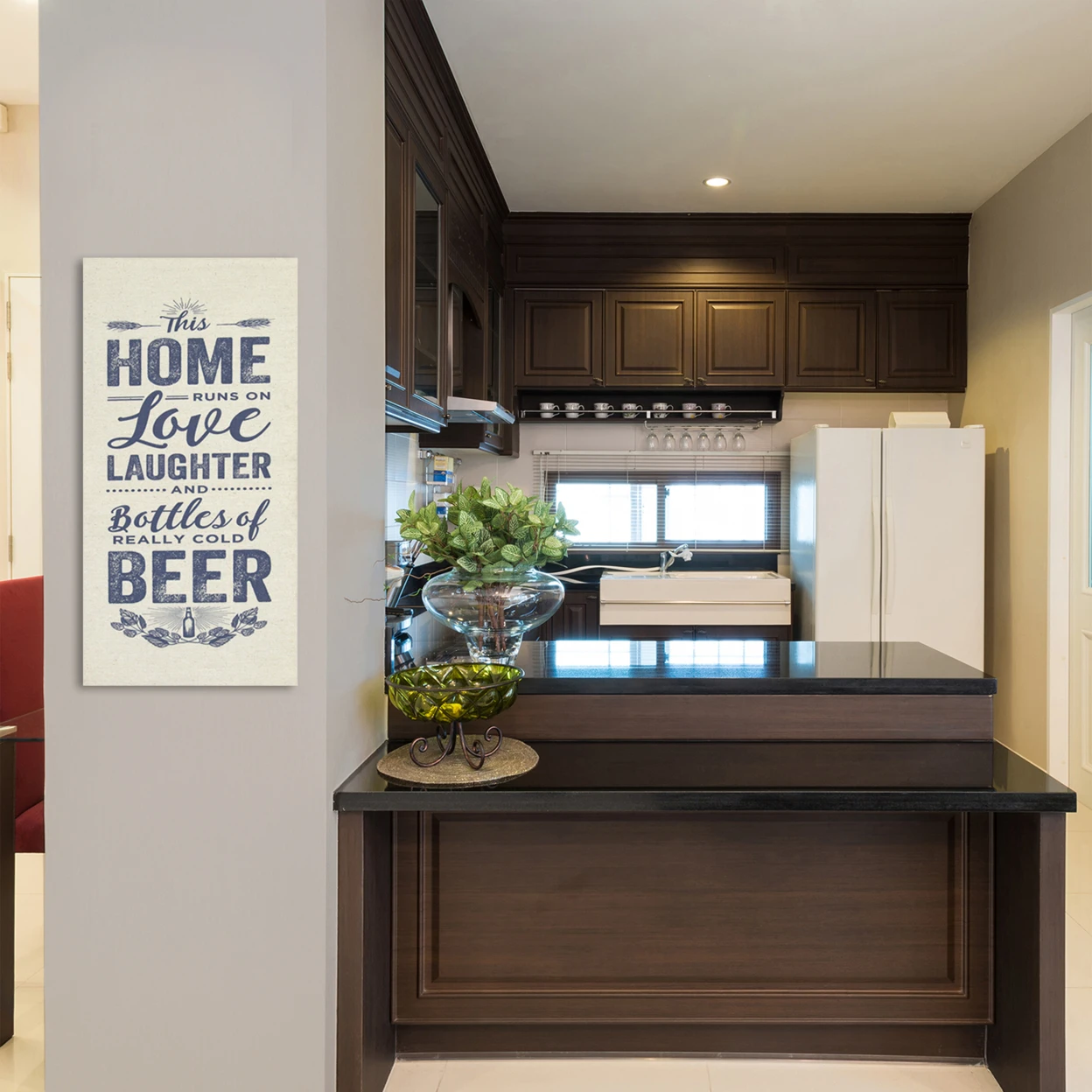 Stratton Home Decor Love and Beer Wall Art | Дом и сад