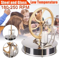 low temperature stirling engine motor model cool no steam heat education toy science experiment kit