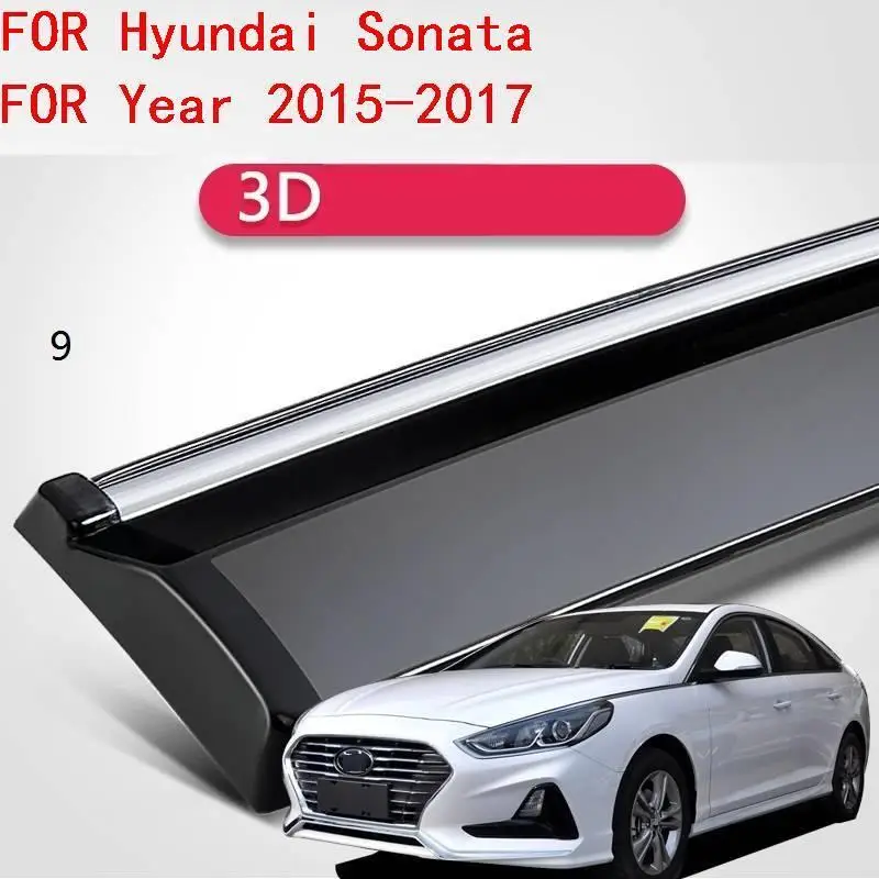 Дождь автомобилей Стайлинг модификация автомобиля анти окна козырек для Hyundai