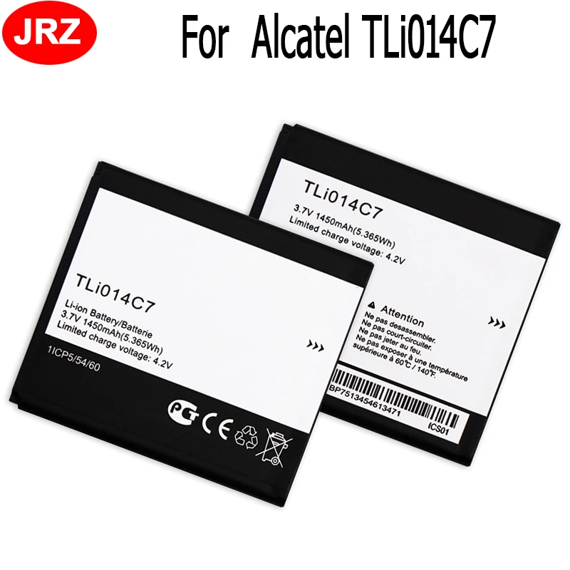 Аккумулятор TLi014C7 на 1450 мА · ч для ALCATEL onetouch Pixi First 4024D 4 0 дюйма 1ICP5/54/60|Аккумуляторы