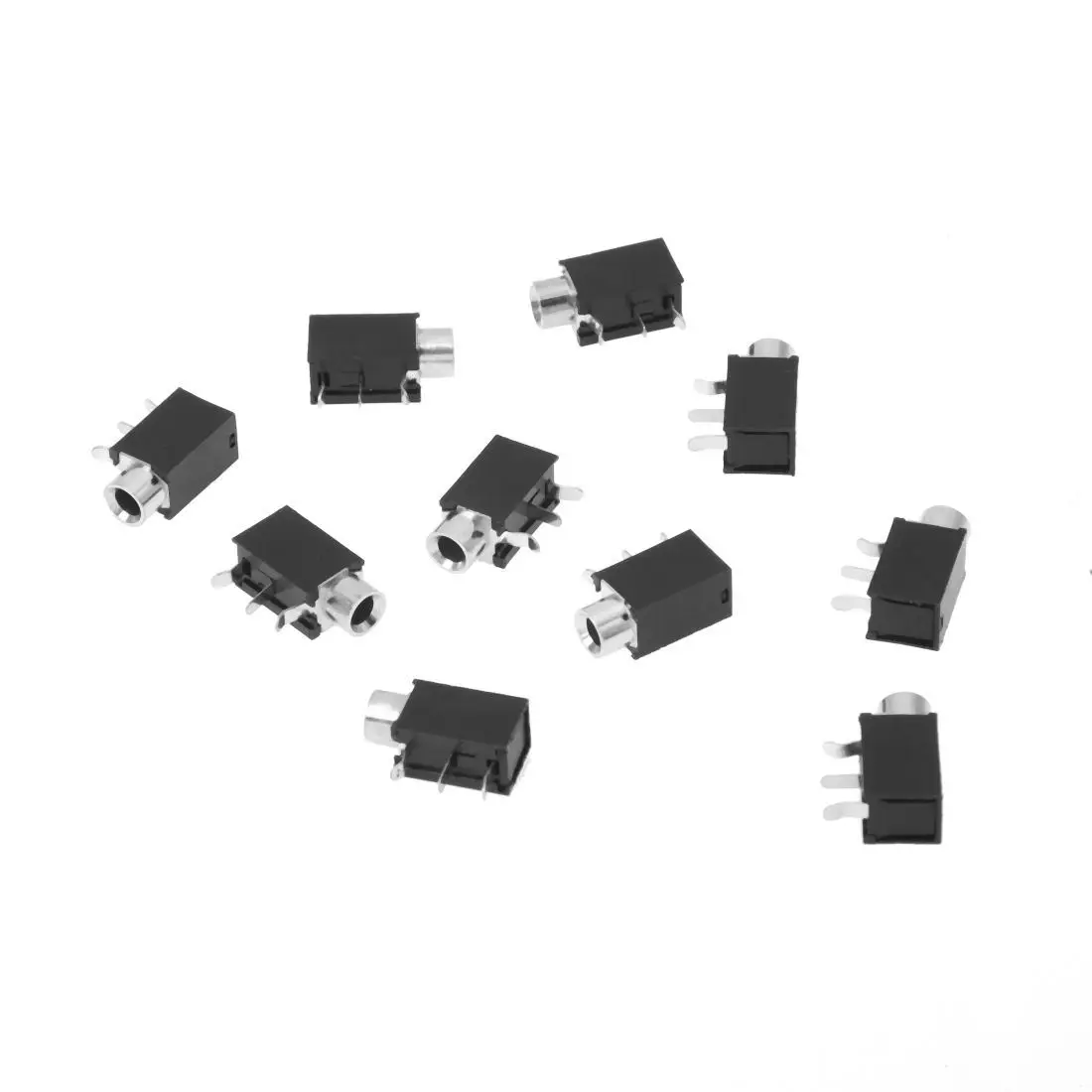 10 шт. 3 Pin Панель PCB Женский 5 мм разъем для наушников аудио | Электроника