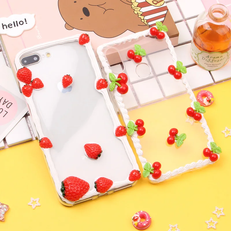 Чехол с имитацией крема для iPhone 6 6S 7 Plus 8 X XS Max XR кремовые кукольные чехлы