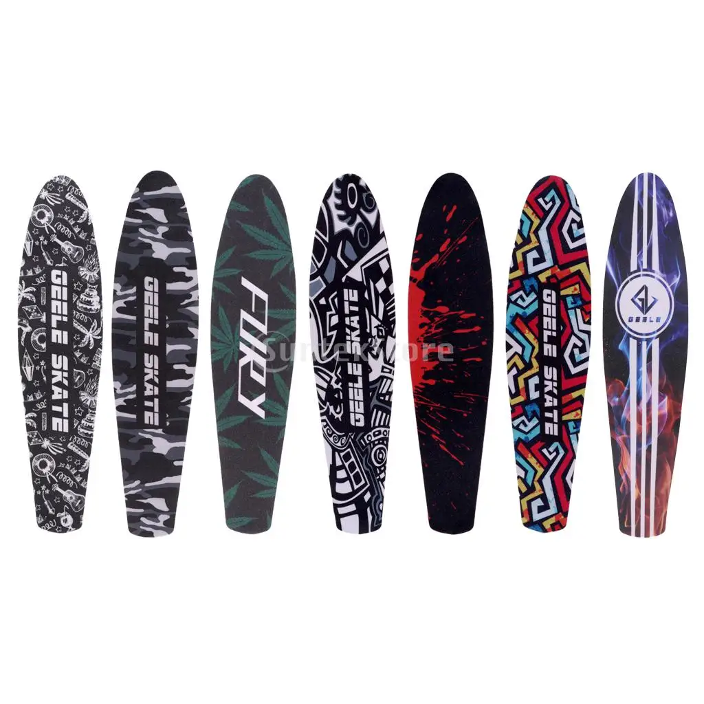 25 ''x 5'' Скейтборд Longboard лента на рукоятку лист для 22 дюймов рыба доска защиты