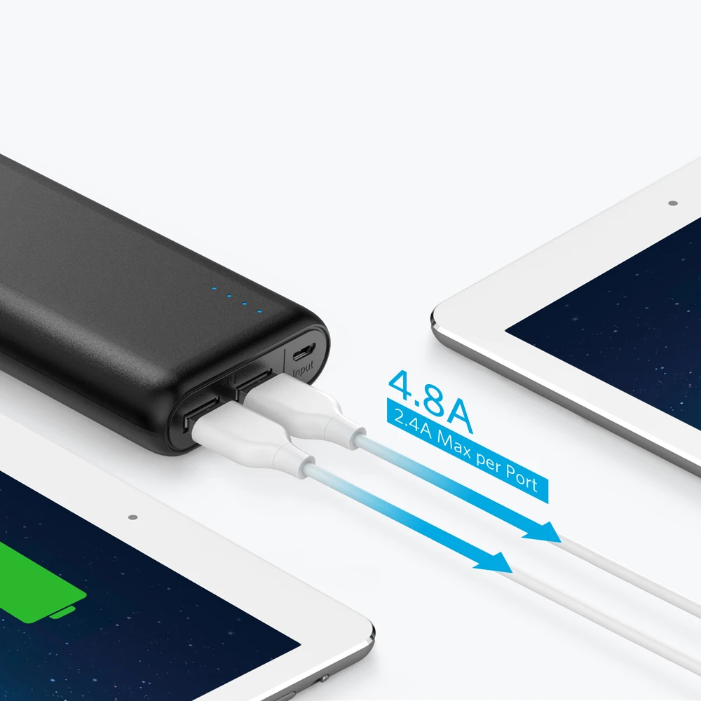 Внешний аккумулятор Anker PowerCore External Battery 20100mAh usb microUSB портативное зарядное