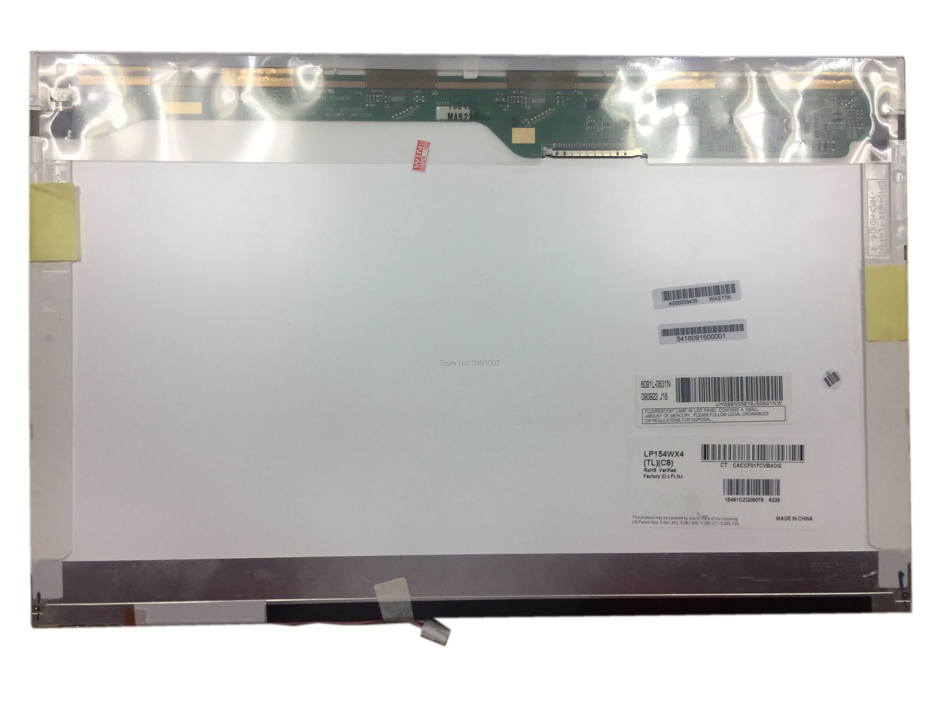LP154WX4 TLC8 подходит для B154EW02 V.6 B154EW08 V.0 V.1 LP154WX3 TLC1 15 4 дюймов ноутбук ЖК экран 30