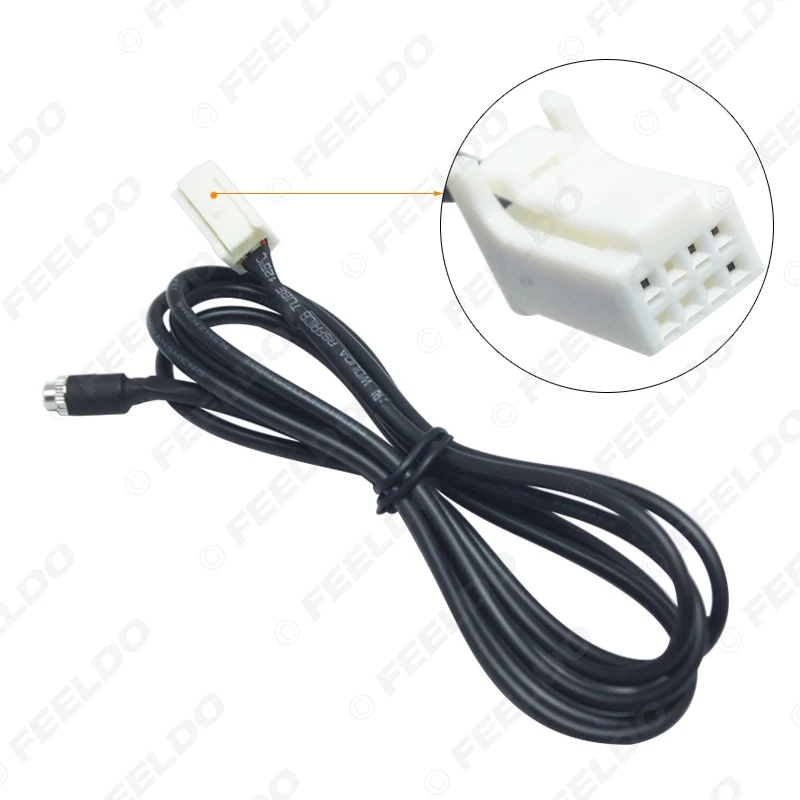 USB кабель FEELDO для подключения внешней аудиосистемы MP3 с разъемом 3 5 мм к 8