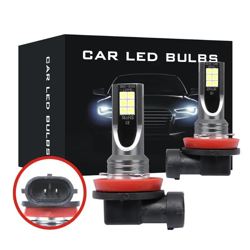 VODOOL H1 H3 H7 H11 9005 9006 Автомобильный светодиодный головной светильник лампы H4 3030