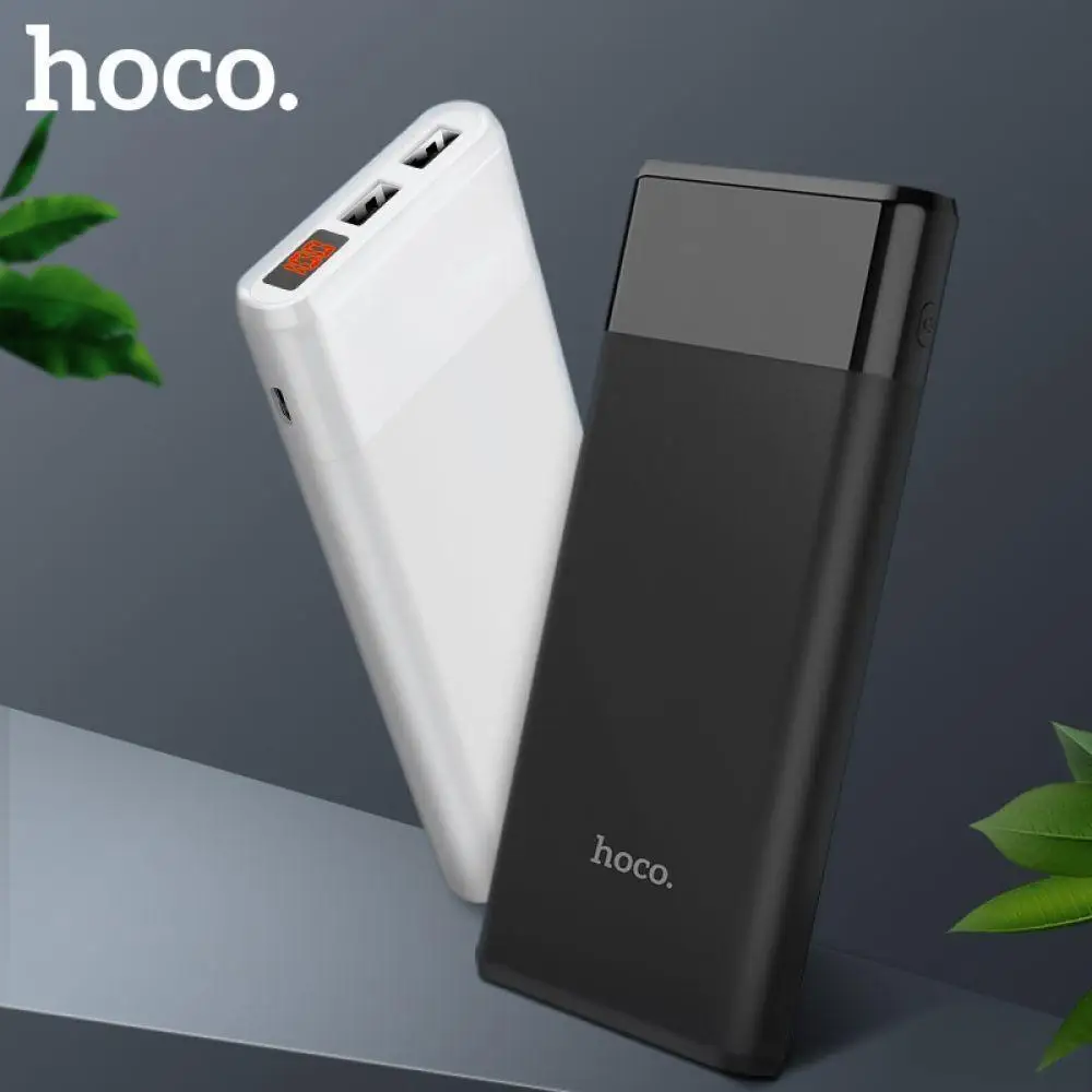 HOCO Power Bank 12000 мАч портативное зарядное устройство для быстрой зарядки внешние