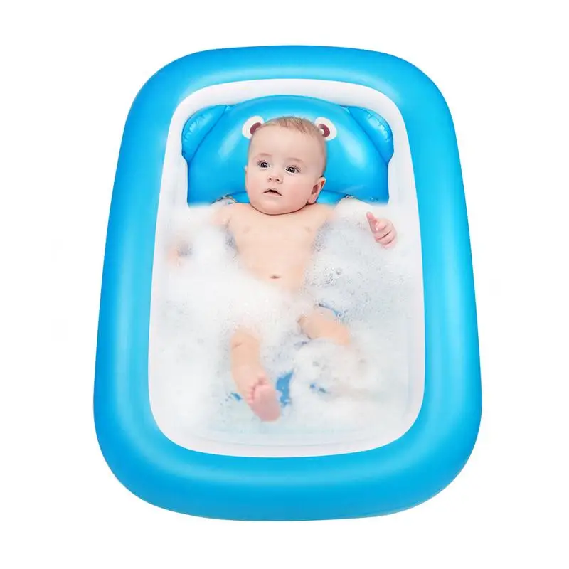 Детская ванна для новорожденных складная надувная большой утолщенный бассейн