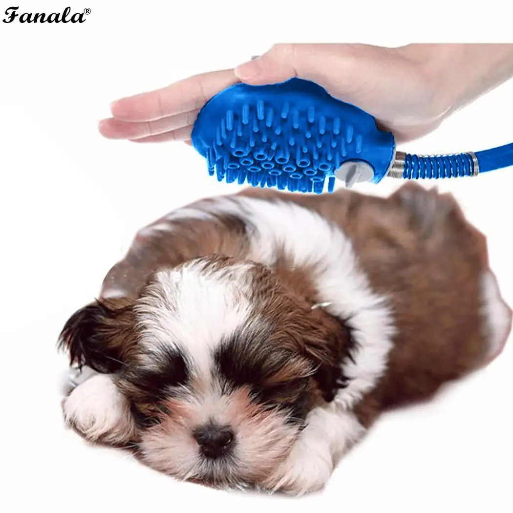 Pet Dogs кошки для купания поливочный распылитель 250 см/98 43 дюймов синяя очистка