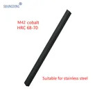 5 x 5x200-22x 22x200 превышает жесткий белый стальной нож, высокоскоростная вращающаяся нержавеющая сталь M42 с кобальтовым быстрорежущим покрытием