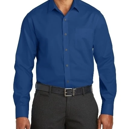 Красный дом RH80 Slim Fit Non Iron Twill Shirt Blue Horizon Малый| |