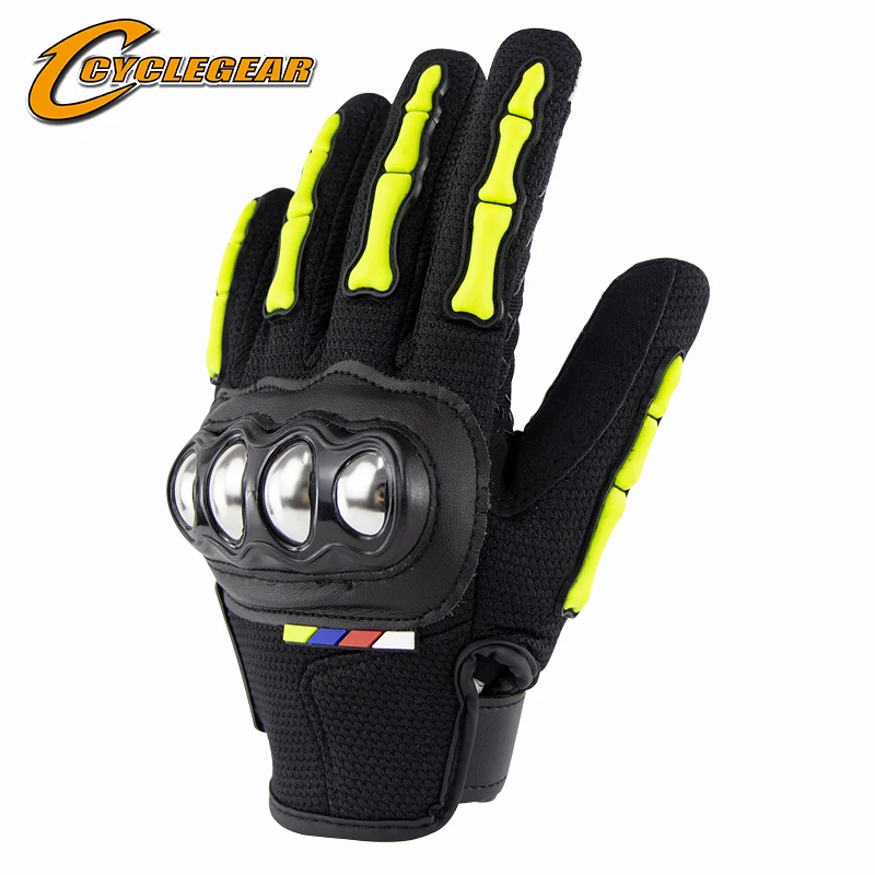 Cyclegear мотоциклетные летние перчатки с сенсорным экраном mx для мотокросса guantes para