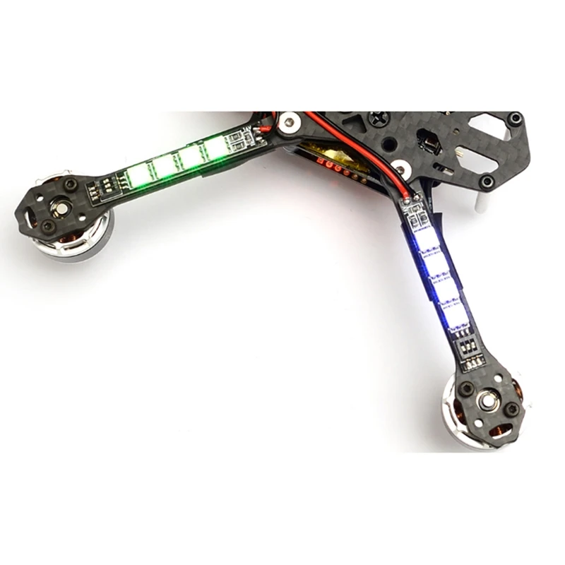 2/4 шт. Mateksys matek системы RGB LED ARM Light 16В 46х6мм Светодиодная лента тонкая для