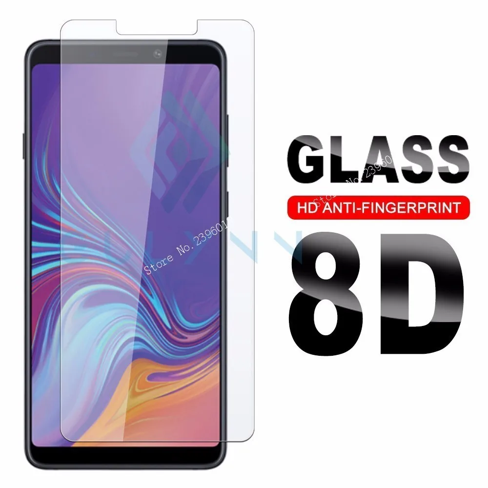 9H 2.5D Tempered Glass Film For Samsung Galaxy J 3 7 8 J4 6 A6 A8 Plus A7 2018 A10 30 50 M10 20 Thin Screen Protector Film Cover