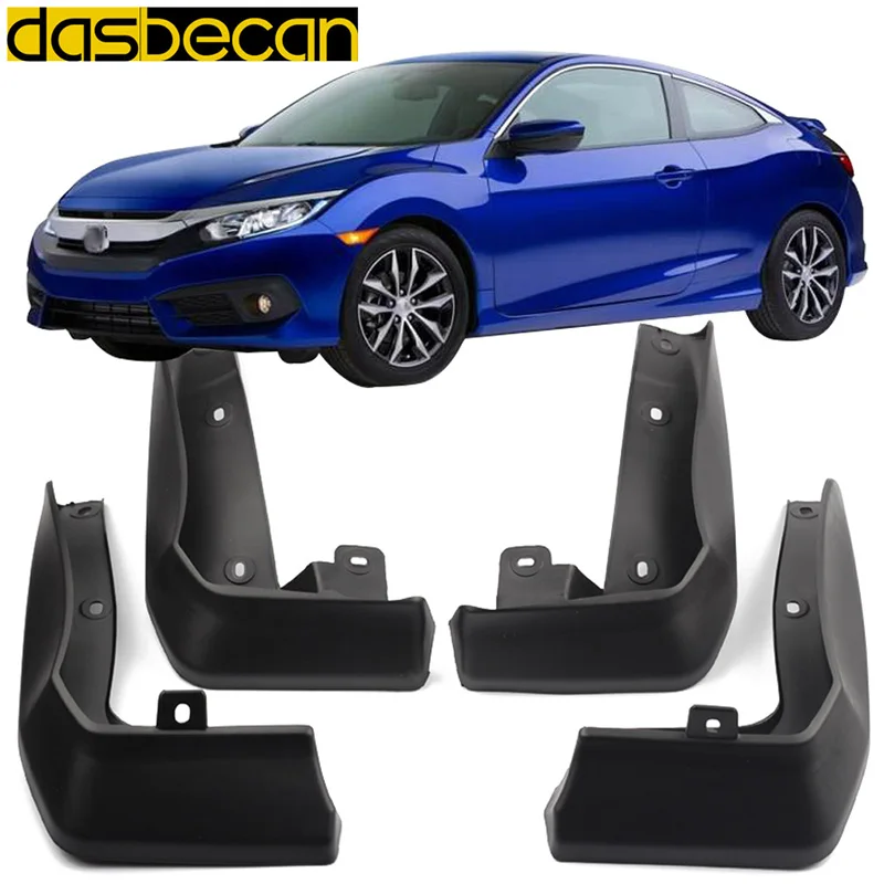 

Dasbecan Car Mudguards Civic 2015 For Honda Car Fender Accessories Splash Guard Paneling 2015 2016 2017 2018