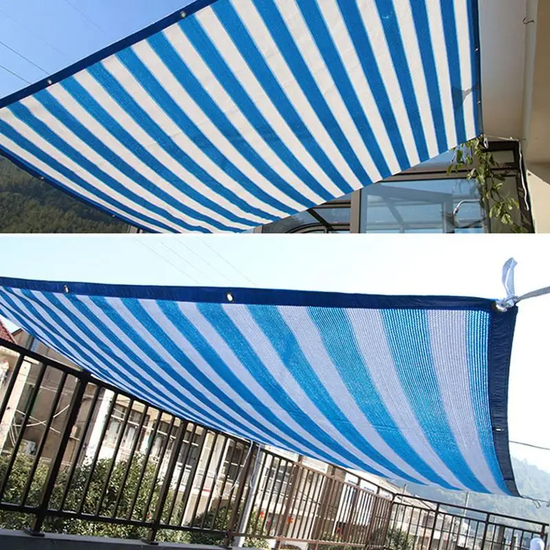

Summer Outdoor Sun Shade Sail Rectangle UV Block Heavy Duty Shade Cloth Water-Proof Wind -Proof Sun-Proof Sunshade Canopy