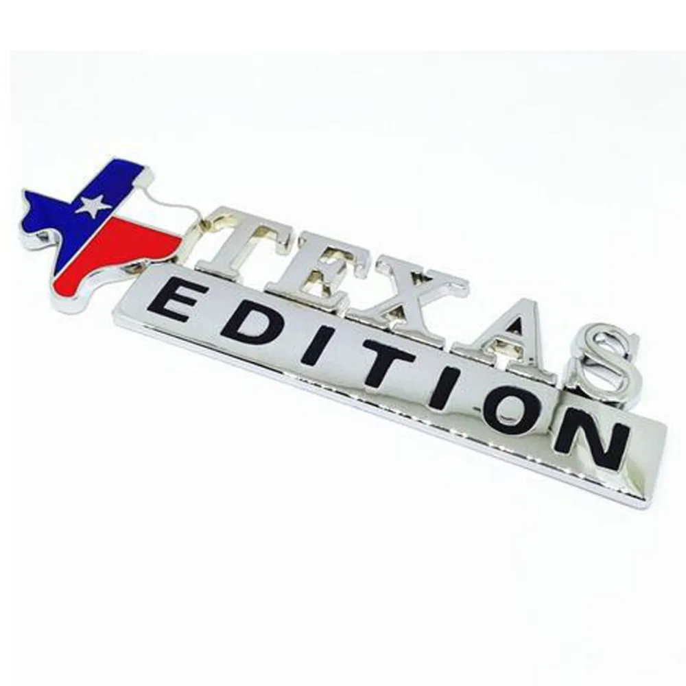 3D металлическая эмблема TEXAS EDITION стикер автомобиля эмблемы для Ford универсальных