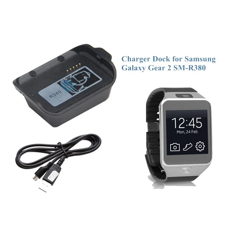 Умные часы зарядное устройство для Samsung Galaxy Gear 2 R380 станция Смарт-часы SM-R380
