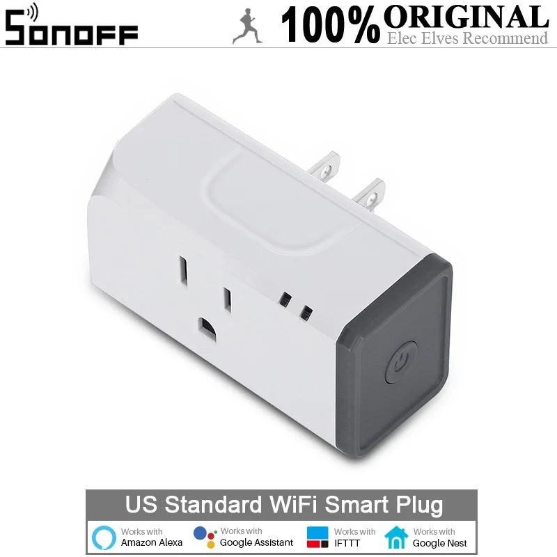 SONOFF S31 компактный дизайн WiFi Smart Plug с контролем энергии стандарт США отлично