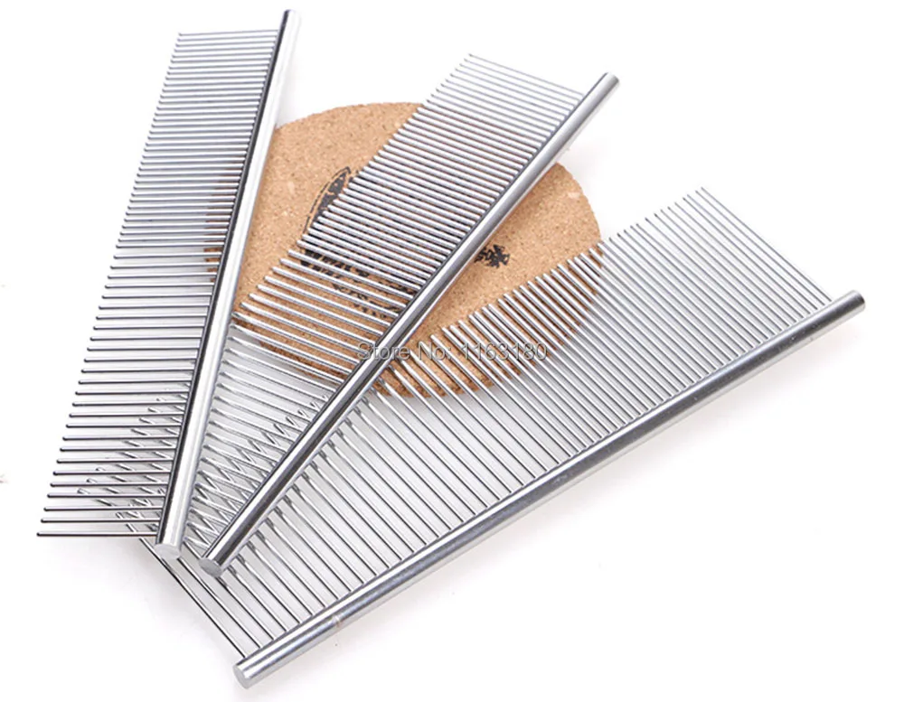 

20pcs/lot High Quality Pet Comb Professional Steel Grooming Comb Cleaning Hair Brush Pet Dog Cat Accessories