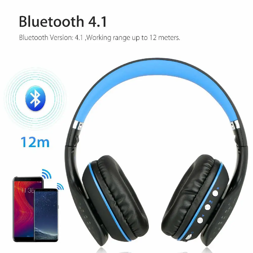 Складные беспроводные Bluetooth наушники Q2 игровая гарнитура с микрофоном и