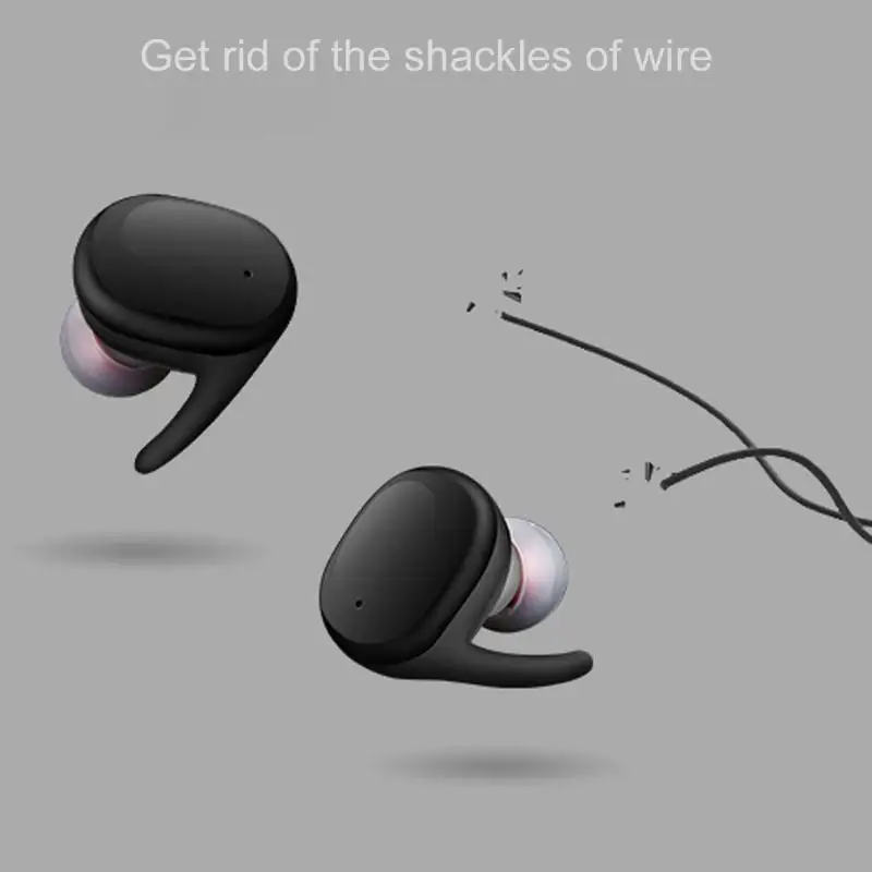 Миниатюрные водонепроницаемые бинауральные беспроводные Bluetooth наушники