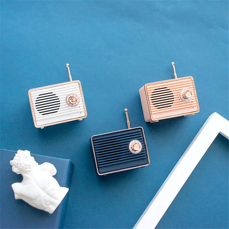 Bluetooth колонка в ретро стиле винтажный мини bluetooth динамик Ностальгический тяжелый