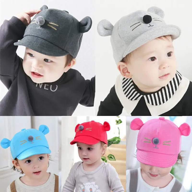 Pudcoco 2019 Brand New Baby Boys Girls Baseball Beret Kids Cap Toddler Infant Hat Peaked Hats 2-5T | Детская одежда и обувь