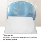Одноразовый пластиковый прозрачный чехол на подголовник стоматологического кресла 250 шт.кор.