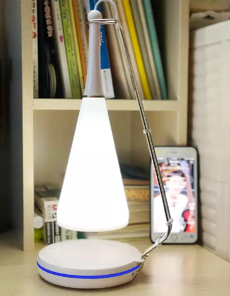 Затемненный светодиодный Ночные огни с Bluetooth Динамик настольная лампа