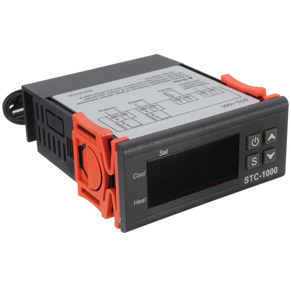 AC 110V 220V 12V 24V цифровой регулятор температуры и влажности домашний термостат для
