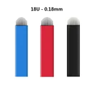 Бесплатная доставка 1000 шт 0,18 мм 18U Laminas Agulhas микроблейдинг tebori Лезвия Перманентный макияж тату игла для бровей ручная ручка