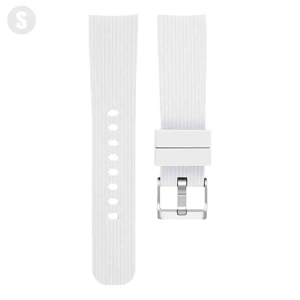 

20mm Soft Smart Watch Strap Band for Samsung Galaxy Watch Silicone Sport Band Replacement Strap with Pin Active Watch Bands
