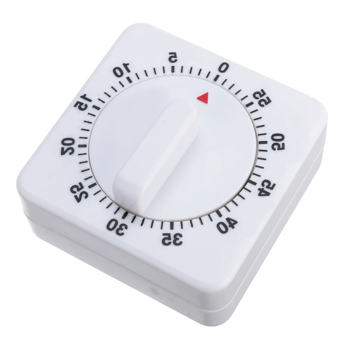 Portable 60 Minutes Kitchen Timer Game Count Down Counter Clock Alarm White Square Mechanical Cooking Tool | Дом и сад
